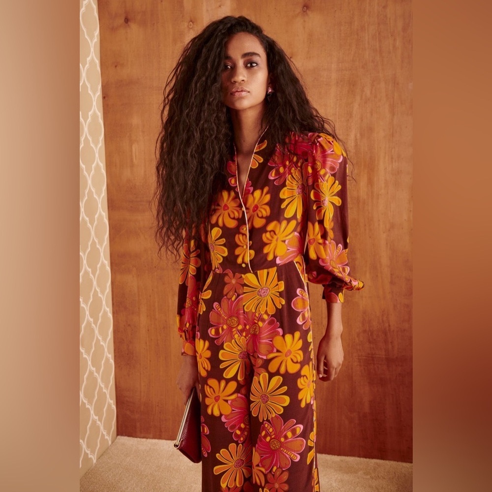 NEW with tags CeliaB vintage inspired designer jumpsuit XL